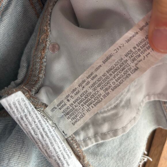 Zara Two Tone Cropped Denim Jacket - Picture 5 of 7